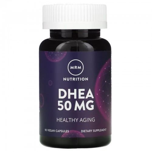 MRM Nutrition, ДГЭА (DHEA), 50 мг, 90 веганских капсул MRM Nutrition, ДГЭА (DHEA), 50 мг, 90 веганских капсул